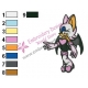 Lumina Sonic Shuffle Embroidery Design 01
